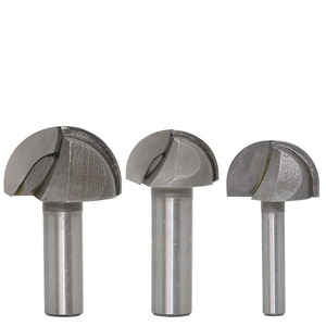 6.35mm 12.7mm CNC tools solid carbide round nose Bits Round Nose Cove Core Box Router Bit Shaker Cutter Tools