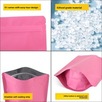 Sachets Doypack refermables en aluminium coloré de qualité alimentaire pour emballage de thé, café, aliments pour chats et chiens, et appâts