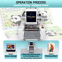 Imprimante à écran hybride CMYK 4 couleurs haute vitesse One Pass hp, alimentation automatique du papier pour films flexibles, emballage de boîtes à pizza