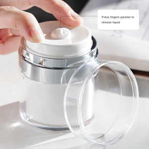Di lusso di alta qualità 30ml 15g 30g 50g Airless bottiglia di crema per bambini in acrilico vasetto di crema spessa a parete riutilizzabile contenitore cosmetico vuoto - Product Image 3