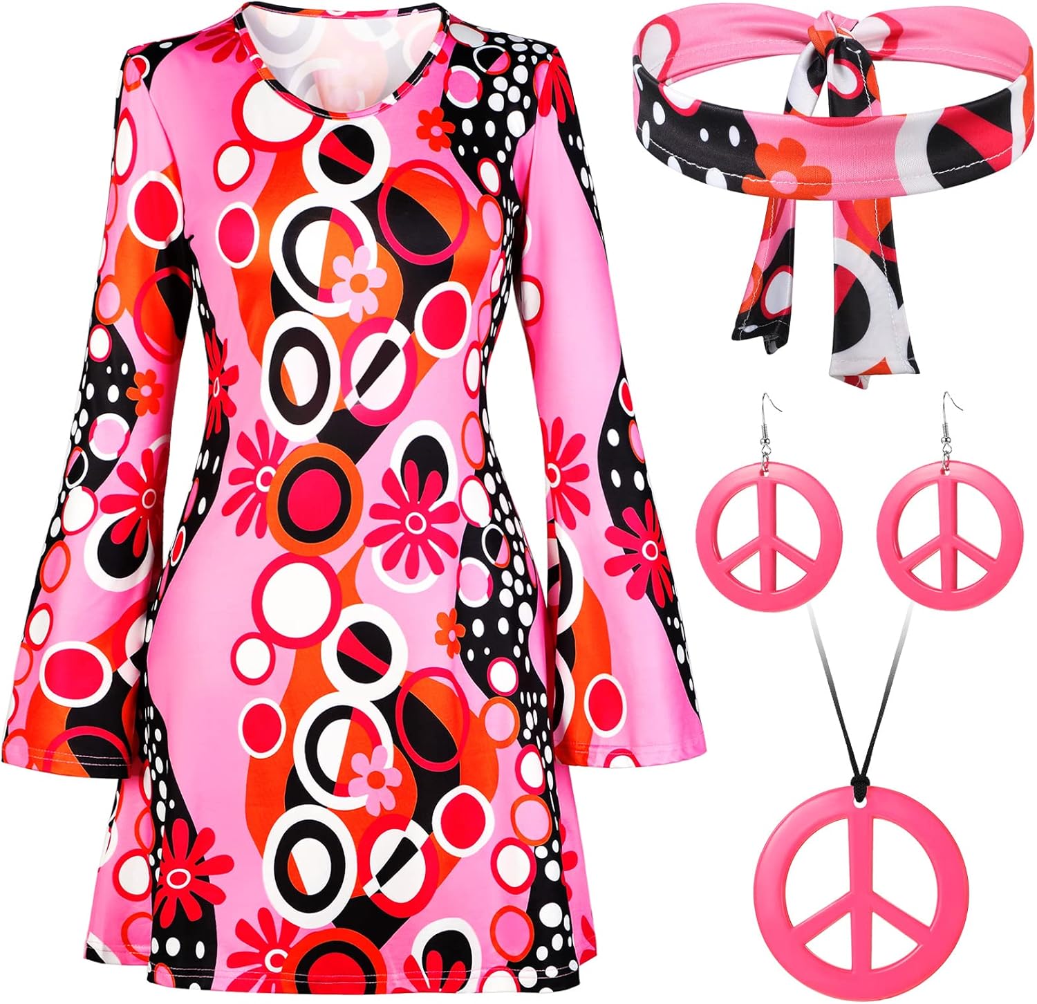chinese dress ladies Amazon.com: UNDERWRAPS 70's Retro Disco Outfits main image 0