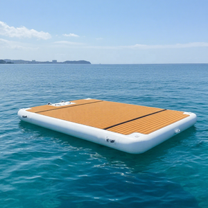 Fabricant de plate-forme flottante gonflable Bateau de pêche à quai gonflable personnalisé avec tapis EVA <span class=keywords><strong>pour</strong></span> clubs de yacht - Product Image 1