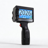 Impresora de Inyección de Tinta Portátil Inteligente, Recargable, con WiFi, Máquina de Codificación Digital para Impresión de Códigos QR, Códigos de Barras y Datos Variables