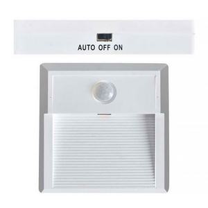 Battery Powered Motion <b>Sensor</b> <b>LED</b> Night <b>Light</b> Wall Mount Auto ON/OFF Lamp for Closet Stair Bathroom - Product Image 3