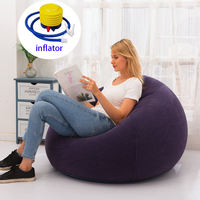 IStapromo Cadeaux Canapé-Lit Paresseux Personnalisé Chaudement Vendu pour Salon, Fauteuils Gonflables en PVC, Siège Transat Pouf