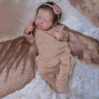 Kleinkind Mädchen Affe gemacht Silikon Full Twin Girl Puppen Weinen Realistisch Made In China Kit Reborn Puppe zum Verkauf