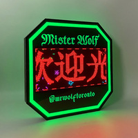 Letrero LED Personalizado Richshining con Logotipo, Tablero de Mensajes LED Programable por Aplicación, Tablero de Letras LED Digital Desplazable para Bares y Clubes