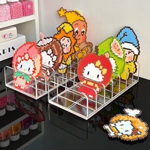 Acrylic Perler Bead Display Rack Rectangle 7 Tier Standing Type <b>Desktop</b> <b>Organizer</b> <b>For</b> Stationery Toys Electronics - Product Image 5