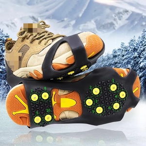 Crampones de hielo antideslizantes de 5/8/10 dientes para zapatos, tacos de tracción para senderismo en nieve y hielo - Product Image 4