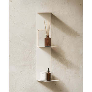 Étagère murale verticale en métal Finn, acier thermolaqué mat, style industriel moderne, pour salon, bureau, rangement mural - Product Image 2