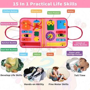 Little Swan - Juguetes Sensoriales de Viaje Interactivos de Fieltro de Lana para Niños Pequeños, para Aprender Habilidades Básicas de Vestir, Regalos Educativos para Bebés - Product Image 2