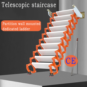 Mini échelle télescopique électrique en alliage d'aluminium Loft Design moderne <span class=keywords><strong>Escalier</strong></span> d'extension pliable portable pour une utilisation en appartement - Product Image 3