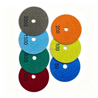 Disques de polissage diamantés secs premium de 4 pouces (100 mm) en matériau abrasif alvéolé pour le meulage du granit, du marbre, du béton et de la pierre