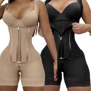 Nouvelle Gaine Amincissante Fagas pour Femme, Rose, Effet Sculptant, Contrôle Ferme, 13 Baleines en Acier, Corset à Poitrine Ouverte - Product Image 1
