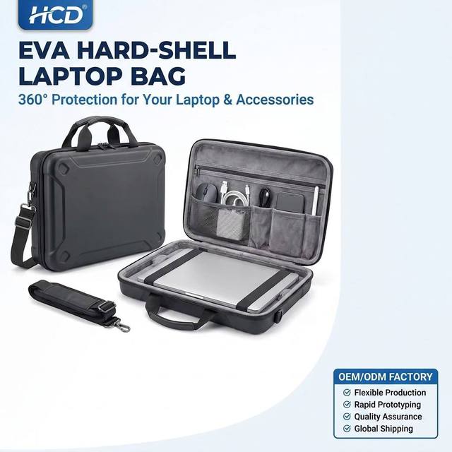 360 Protective PU Laptop Sleeve 13.3-16 Inch with Handle Shockproof Dustproof