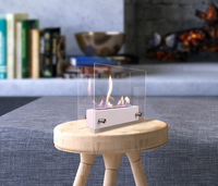 Cheminée à éthanol en acier moderne autoportante Inno-living Fire TT-02 pour usage intérieur dans les hôtels