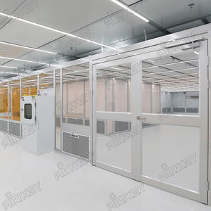 Özel mobil modüler temiz oda mühendisliği ISO4-9 sınıf 100 10,000 100,000 FFU yarı iletken elektronik temiz oda - Product Image 2