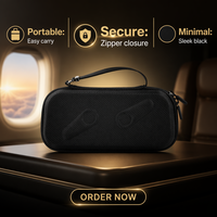 Tas Jinjing EVA Keras untuk AYN Odin 3 dan AYANEO KONKR Pocket FIT 250x120x60mm Tas Penyimpanan Tahan Air dan Tahan Guncangan
