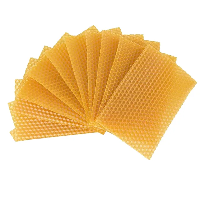 Foglio giallo brasiliano che produce candele di cera d'api biologica naturale pura cera d'api pura al 100%