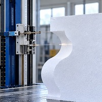 Machine de découpe à fil chaud multi-axes CNC 3D pour mousse EPS, pour la sculpture en EPS, la fabrication de moules d'ornements architecturaux
