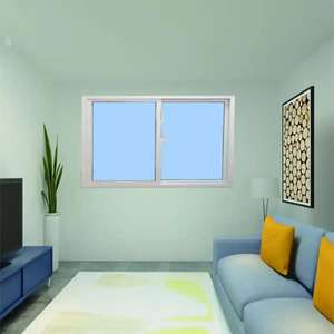 Finestre scorrevoli in PVC resistenti al calore, stile moderno, impermeabili, insonorizzate, con telaio in plastica e <span class=keywords><strong>doppi</strong></span> <span class=keywords><strong>vetri</strong></span> - Vendita all'ingrosso - Product Image 2