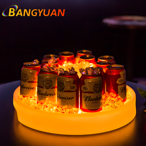 Affichage lumineux personnalisé étanche seau à vin de glace Style moderne discothèque luxe bars plateau à vin pour salle à manger cuisine utilisation - Product Image 3