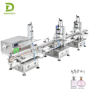 Línea Automática de Llenado de Perfumes y Aceites Esenciales con Máquina de Tapado, Sellado y Alimentación Automática de Tapas - Product Image 3