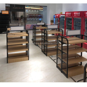 Thép gỗ hai mặt nhiệm vụ ánh sáng siêu thị giá kệ với Knock-down cấu trúc - Product Image 6