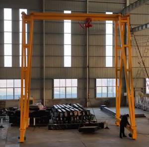 Pont roulant mobile monté sur pneus - Idéal pour les tâches de levage et de manutention sur site - Product Image 5