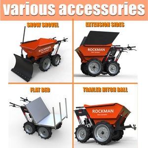 Capacité de charge compacte 250KG 5.5hp Ducar/B & S/Kohler puissance <span class=keywords><strong>moteur</strong></span> à essence brouettes motorisées à <span class=keywords><strong>4</strong></span> <span class=keywords><strong>roues</strong></span> <span class=keywords><strong>motrices</strong></span> - Product Image 4