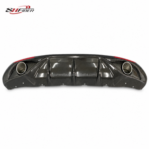 Difusor de Parachoques Trasero de Fibra de Carbono para <span class=keywords><strong>Alfa</strong></span> <span class=keywords><strong>Romeo</strong></span> Giulia <span class=keywords><strong>2.0</strong></span>, Alerón de Fibra de Carbono - Product Image 3