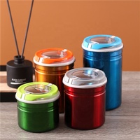 Vente en gros de quatre pièces en acier inoxydable S.S410 Ensemble de bidons Réservoir de stockage de grains de café avec couvercle scellé Récipient de stockage des aliments de cuisine