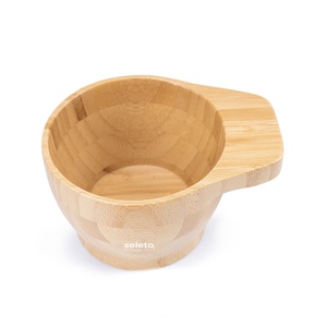 Fouet mélangeur pour cheveux, outils pour Salon, teinture pour cheveux, accessoire de coiffure, mécanique, en bambou, avec poignées - Product Image 1