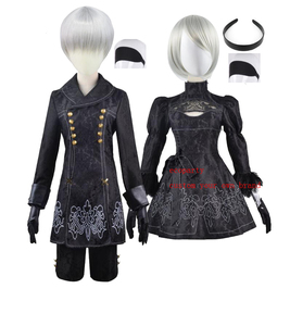 ชุดคอสเพลย์ Ecoparty Nier Automata ชุดยอร์ฮา <span class=keywords><strong>9S</strong></span> ชุดเกมส์ ชุดยูนิฟอร์มผู้ชาย วิกผมสีเงิน ชุดฮาโลวีน ชุดเล่นบทบาทสมมติ - Product Image 1