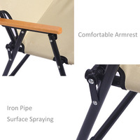 Chaise de jardin pliante en métal à double siège, légère et portable, pour l'extérieur, la chambre, le salon, l'école, la salle de sport