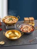 Casserole en acier inoxydable à motif flocon de neige, compatible induction et gaz, plusieurs tailles, or et argent, pour la maison