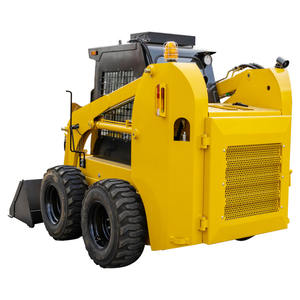 HT60油圧システムクローズドキャビンスキッドステアローダー、アタッチメント付き - Product Image 3