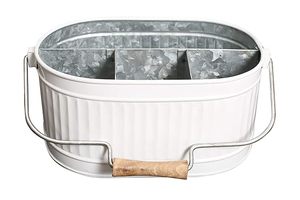 Galvanized Metal Kitchen Utensil Holder For Countertop Restaurant Hotel Home In Best Price From India - Product Image 5