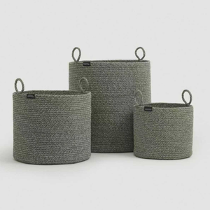 Nouveau panier à linge, rangement pour jouets <span class=keywords><strong>de</strong></span> bébé et d'animaux, grand panier à serviettes, porte-couverture, panier en corde <span class=keywords><strong>de</strong></span> coton - Product Image 1