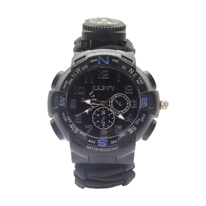 Paracord นาฬิกากีฬากลางแจ้ง,นาฬิกาเชือกไนลอนเอาตัว<span class=keywords><strong>รอด</strong></span>กลางแจ้งกันน้ำ - Product Image 2