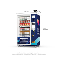 Distributeur automatique de nourriture rapide Zhi Gou Tech en gros, grand distributeur automatique intelligent à écran tactile, carte de crédit pour utilisation dans les centres commerciaux