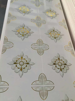 Plafond en PVC à transfert thermique, finition de qualité, 1,3 $ par mètre carré, grande quantité, exportation vers l'Amérique du Sud