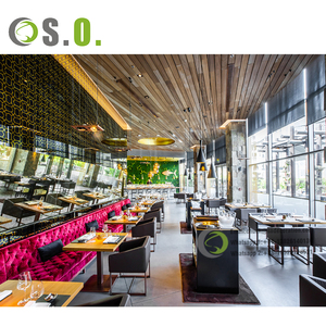 Comptoir de bar en bois Meubles de restaurant Équipements de bar à cocktails personnalisés - Product Image 5