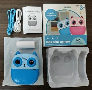 מצלמת 1080p hd מיני מצלמה עם צעצועי נייר צילום מצלמה דיגיטלית מתנות צעצועים לילדים מצלמה מיידית - Product Image 6