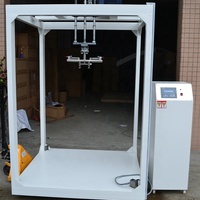 Machine de test de choc et de vibration automatique pour bagages, test de résistance aux chocs de la poignée des bagages