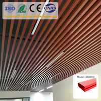 Panneaux de plafond en aluminium, profilés, bandes, poutres, rectangulaires, artistiques, modernes, imperméables, personnalisés
