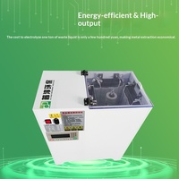 Machine de raffinage électrolytique PC-20 Or-Argent, équipement de récupération de métaux et de galvanoplastie pour le développement photo et le minerai de cuivre