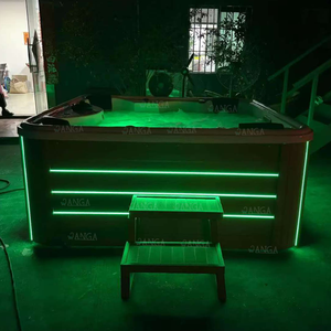 Jacuzzi extérieur Piscine extérieure <span class=keywords><strong>Bain</strong></span> à remous 6 personnes Spa de nage avec Balboa <span class=keywords><strong>Jardin</strong></span> Bains à remous Spa Kit de bains à remous - Product Image 2