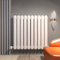 SLLS Nouveau Radiateur Colonne Hydronique Mural en Acier 50 cm, Thermolaqué, Traditionnel, pour Chauffage à Eau Chaude, Usage Résidentiel, Chauffage CVC
