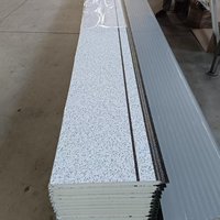 Système de bardage extérieur décoratif en polyuréthane et acier pour immeubles de bureaux, résistant aux intempéries, panneaux sandwich pour façade